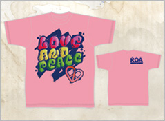 【限定数販売】LOVE AND PEACE T-SHIRTS