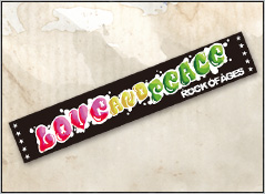 LOVE AND PEACE マフラータオル